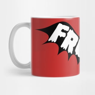 Black & White Fright Bat Mug